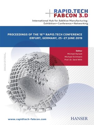 cover image of Rapid.Tech + FabCon 3.D International Hub for Additive Manufacturing